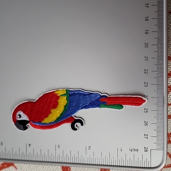 PARROT  Iron on Patch - Picture 5 of 5